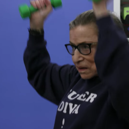 ruth bader ginsburg works out in neflix trailer