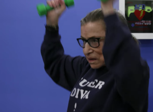 ruth bader ginsburg works out in neflix trailer