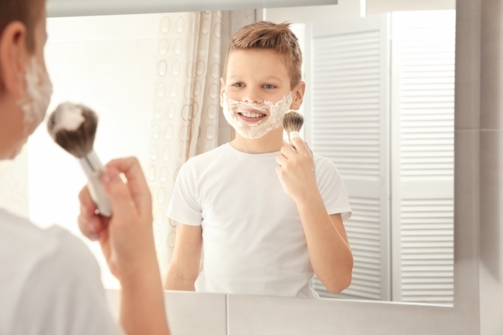 shaving outdated life lessons