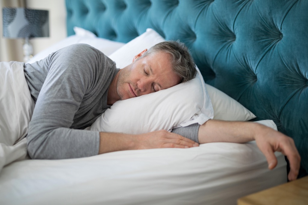 Older Man Asleep in Bed Stop Lying to Your Doctor