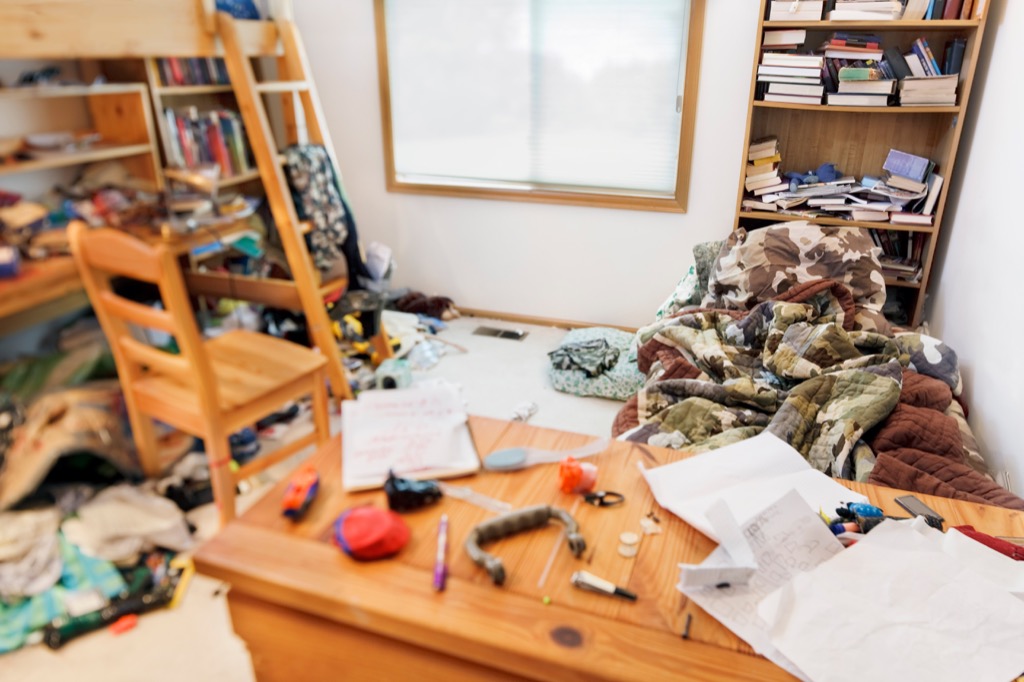messy bedroom Lies Kids Say