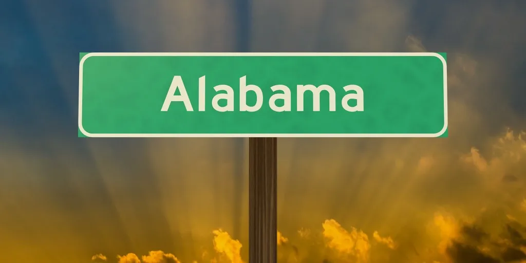 Alabama State Sign 