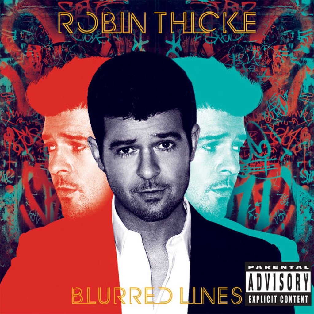 Robin Thicke "Blurred Lines" album cover