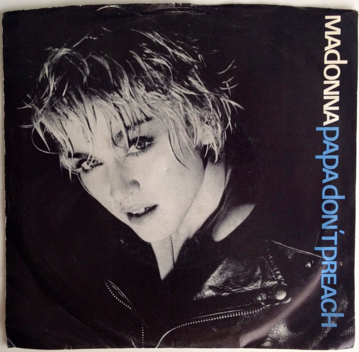 Madonna "Papa Don't Preach" single cover