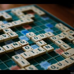 scrabble board