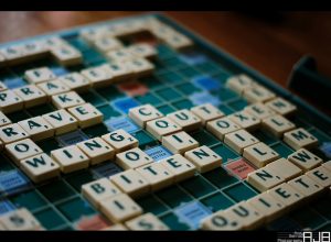 scrabble board