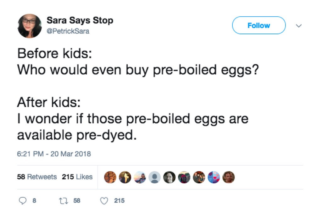 Boiled eggs funny mom tweets