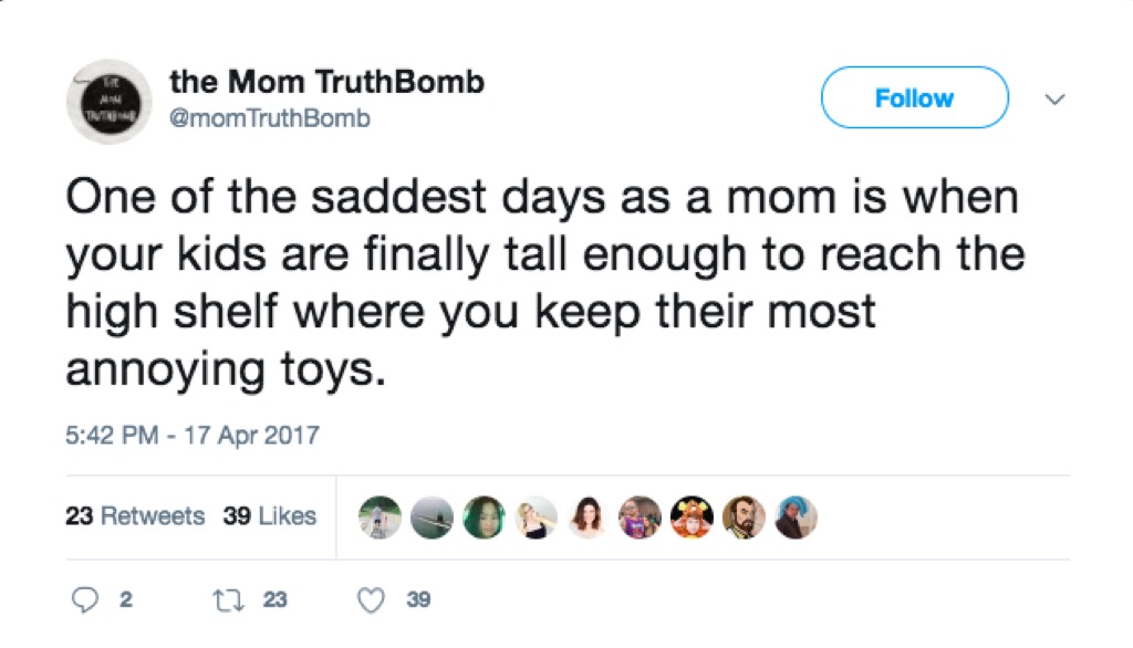 Annoying toys funny mom tweets