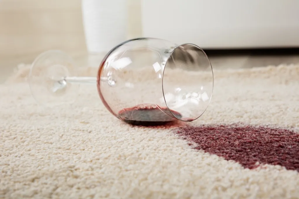 Spilled Drink on Rug - commonly misused phrases