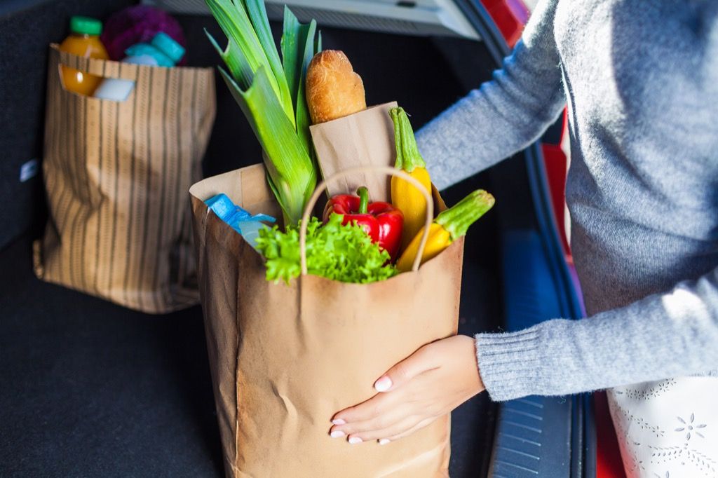 grocery bag in car funny things people do