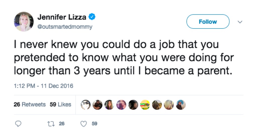 Imposter syndrome funny mom tweets