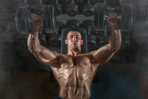 Dumbbell squeeze press