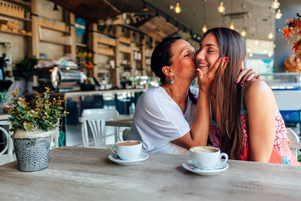 Mom Kisses Teen Girl Amature