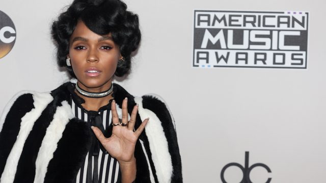 Recording artist Janelle Monae arrives on the Red Carpet at the 2016 American Music Awards in Los Angeles, California on November 20, 2016 Microsoft Theater