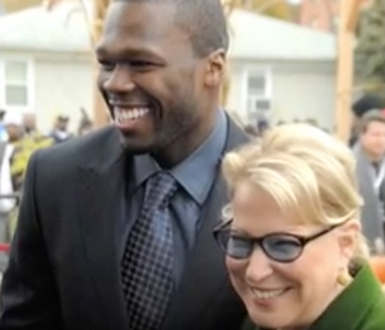 50 Cent and Bette Midler Celebrity Friendships