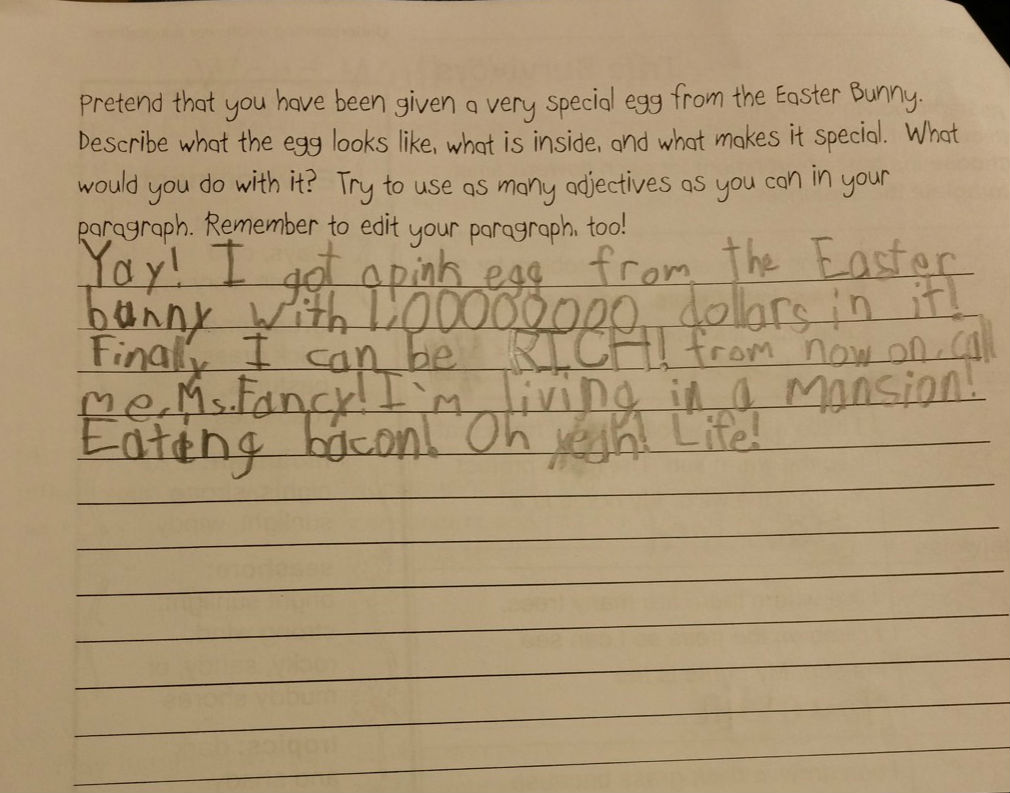 20 Hilarious Assignments Kids Have Turned in to Their Teachers — Best Life