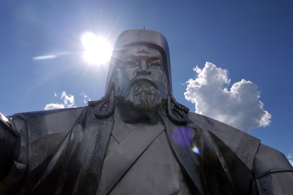 Genghis Khan statue