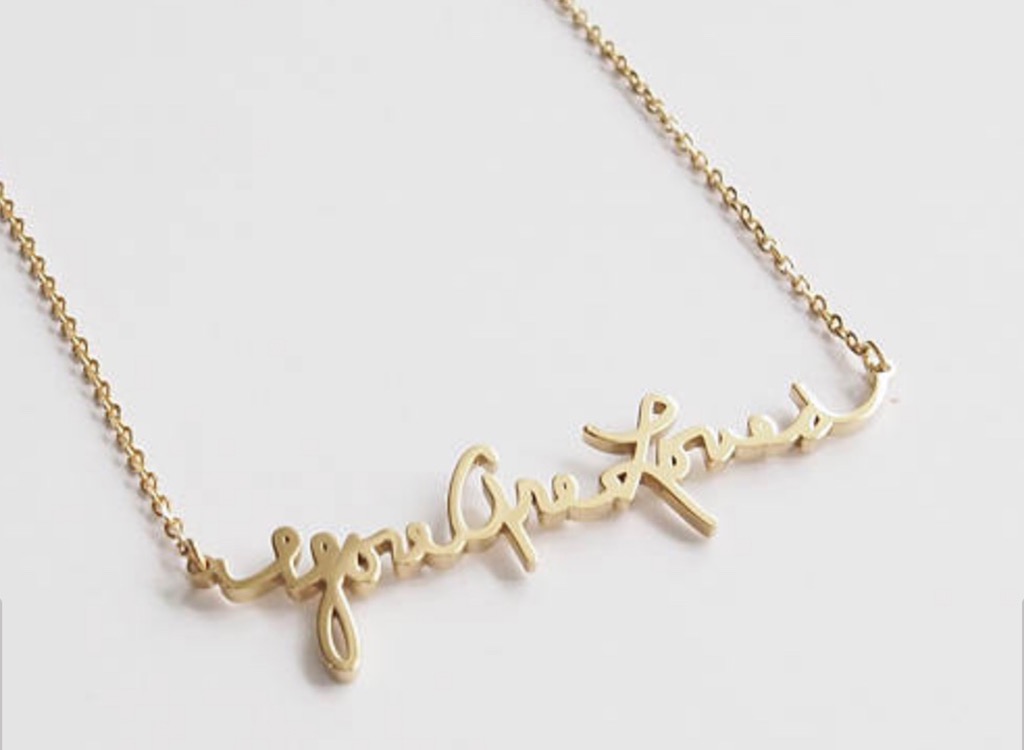 Handwriting necklace mother's day gifts