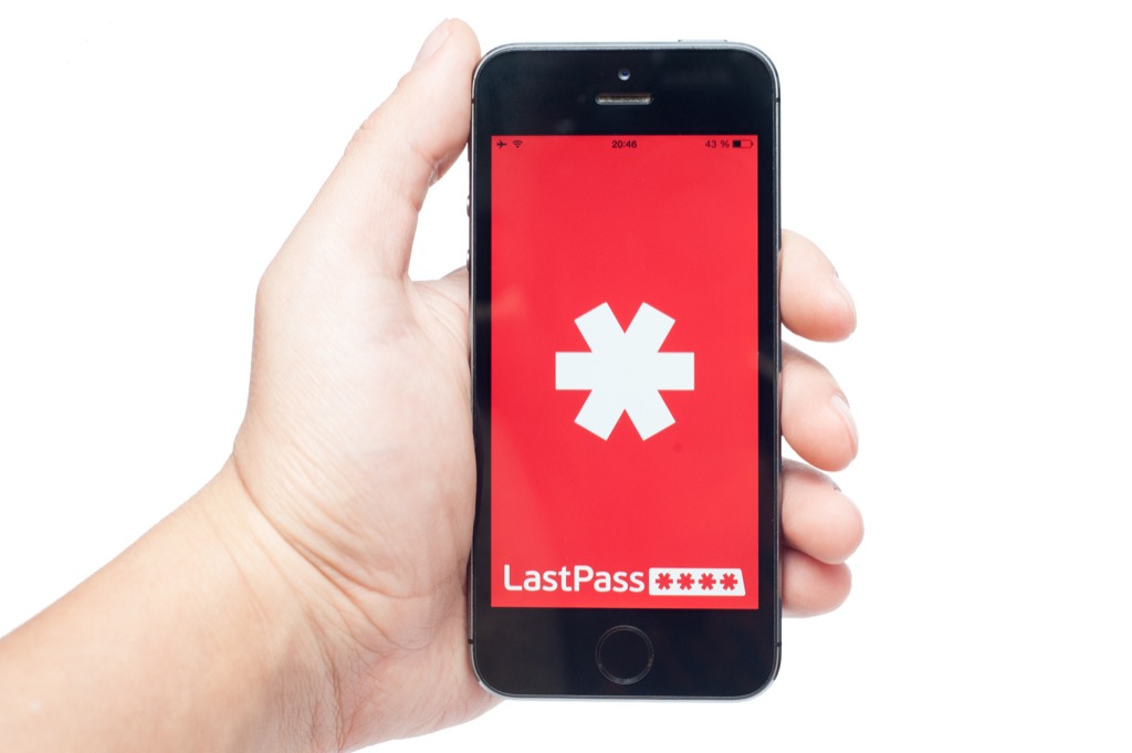 LastPass Apps organizer apps