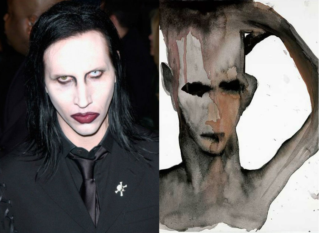 Marilyn Manson painting