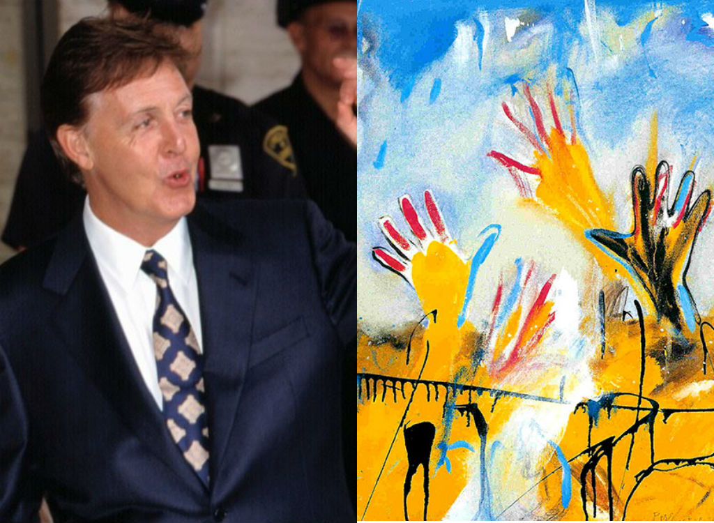 Paul McCartney painting