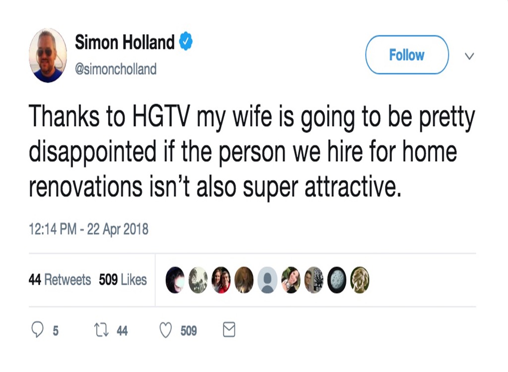 Simon Holland funniest home design show jokes