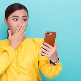 asian woman shock surprise