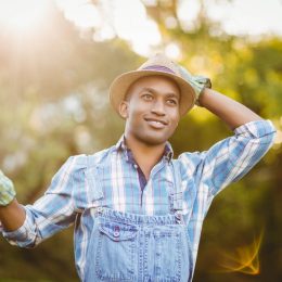 Young man farming clean jokes