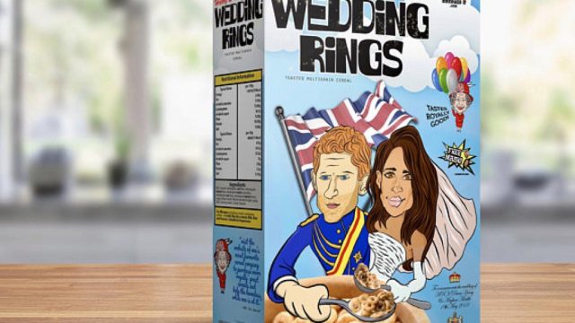 royal wedding rings cereal Crazy Wedding Memorabilia