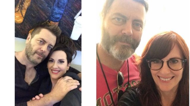 megan mullally and nick offerman on twitter