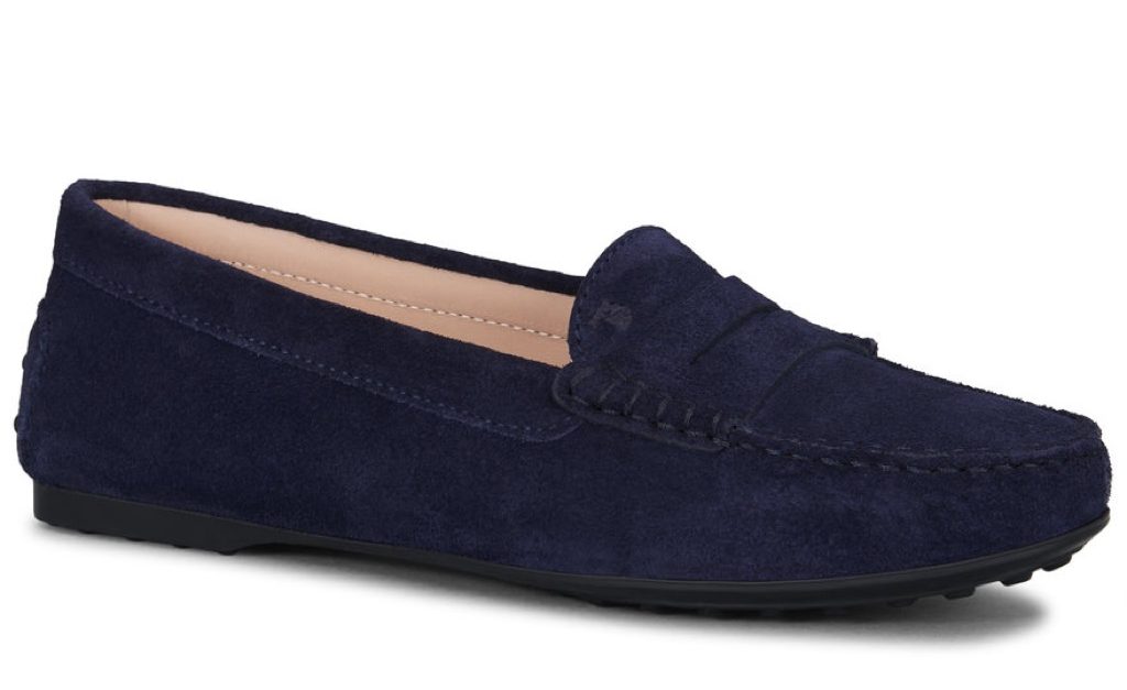 tod's suede loafers