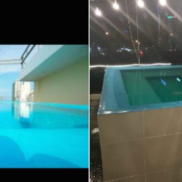 Jenny Kershaw shared a photo of the hot tub promises at a Vietnam hotel and the reality that greeted her.