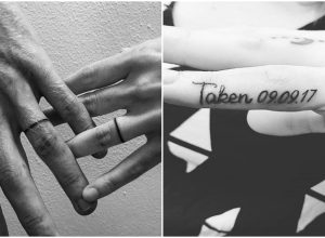 couples are choosing to get wedding tattoos instead of rings.