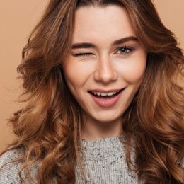 winking woman