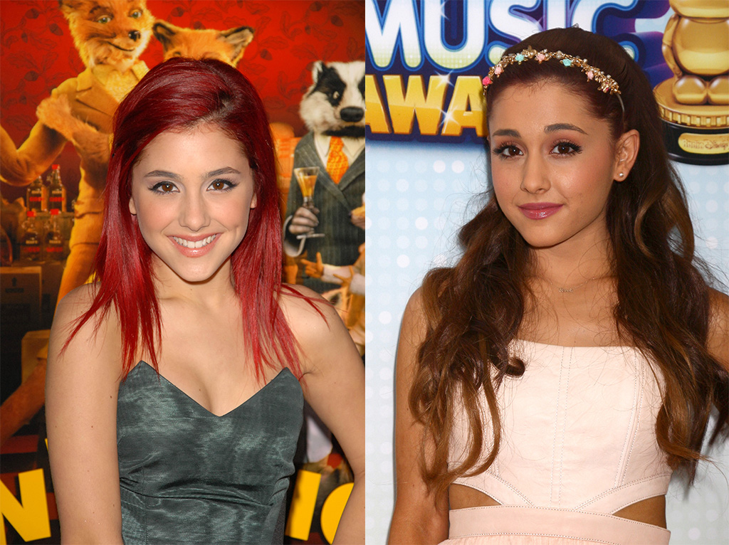 Ariana Grande hair transformation