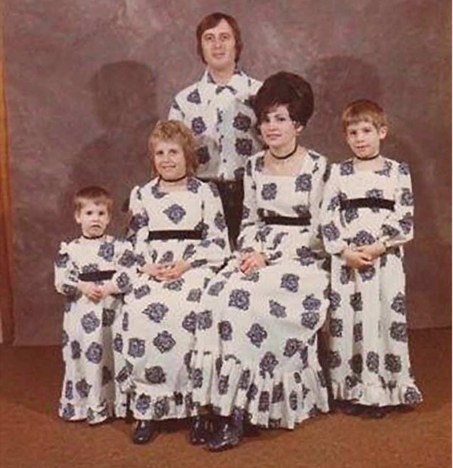 awkward family photo