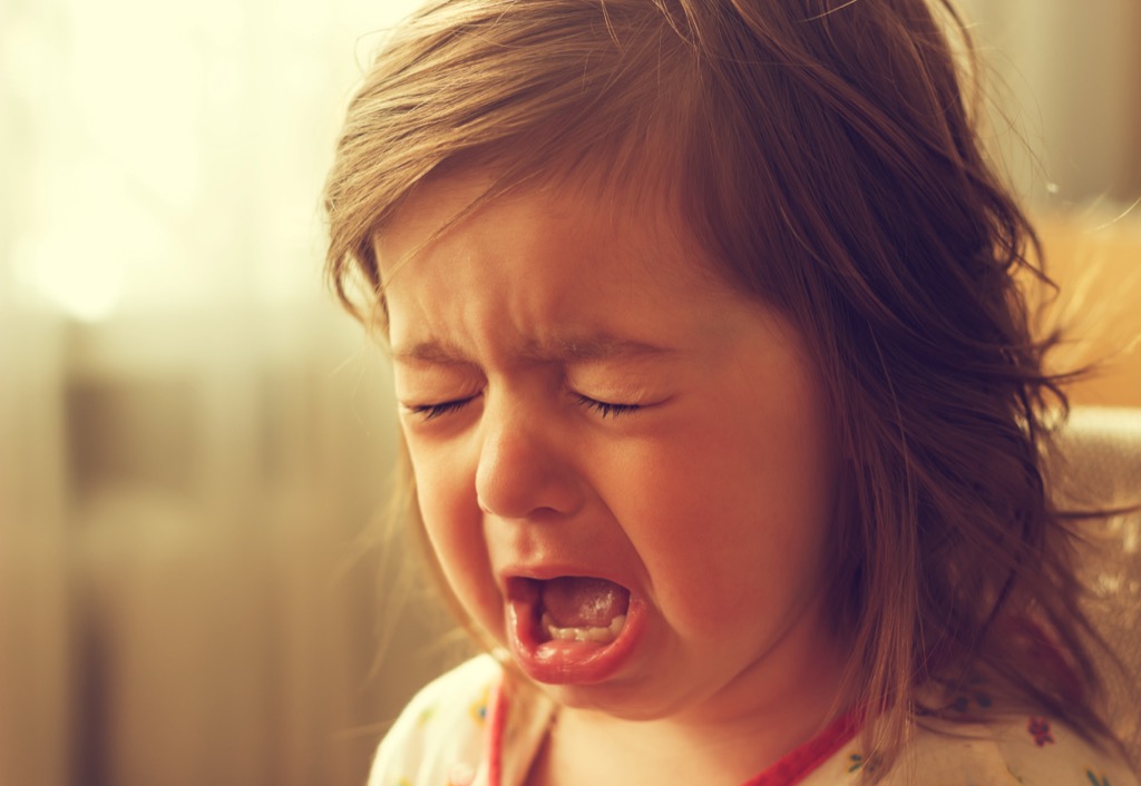 little girl crying, parenting tips