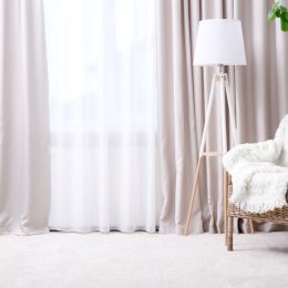 light drapes small space decorating tips