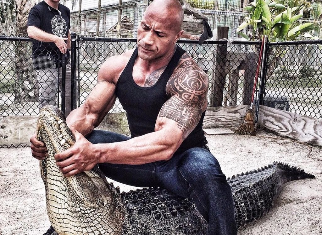 The Rock over 40 beach bodies