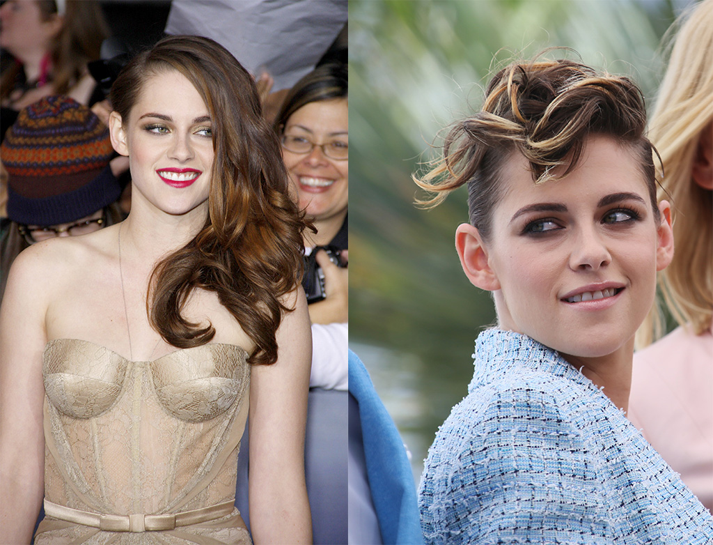 Kristen Stewart, Twilight, hair transformation
