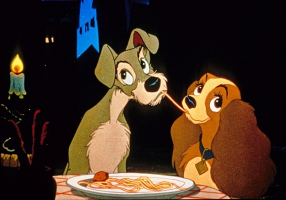 Lady and the Tramp Kiss