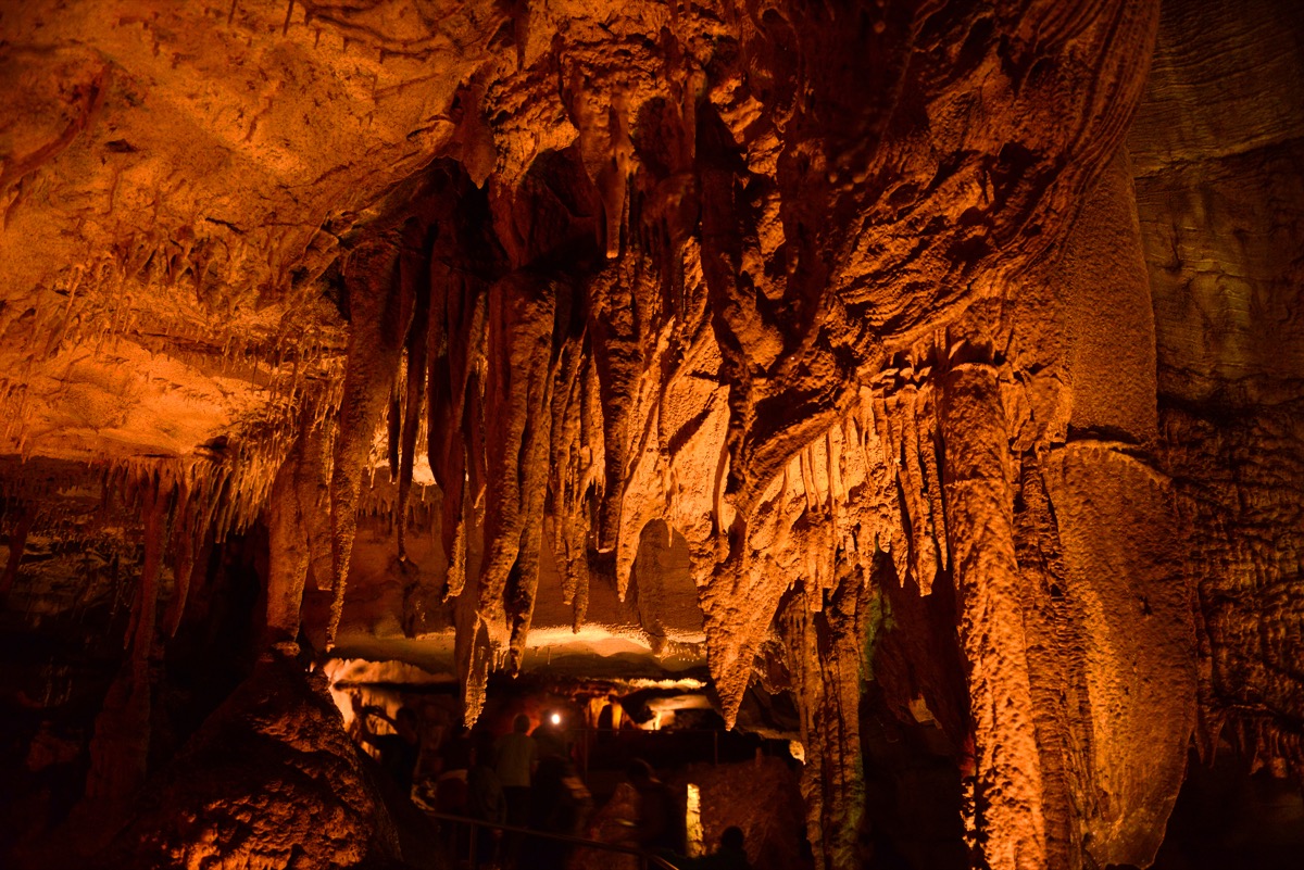mammoth cave stalagmites