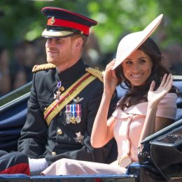 Meghan trooping the colour