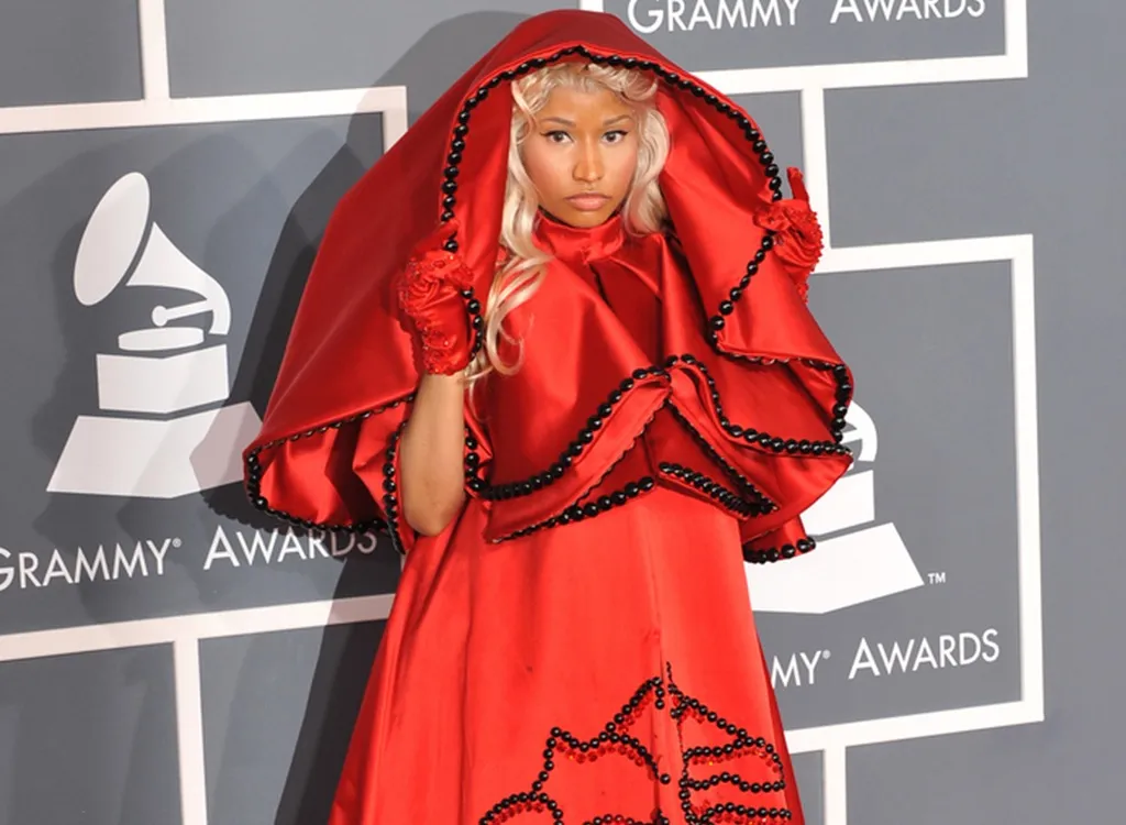 Nicki Minaj grammys red carpet style fails