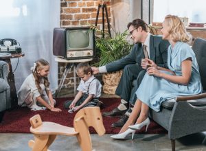 a nuclear family in modern day