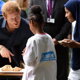 prince harry with children, prince harry father