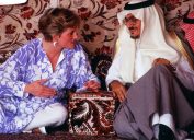 Princess Diana with the Sultan of Oman