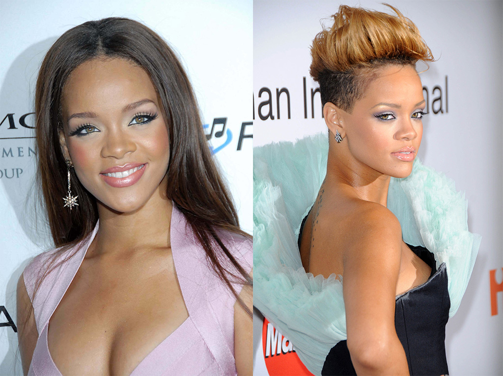 Rihanna hair transformation