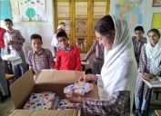 jk rowling sends gifts to schoolchildren in India.