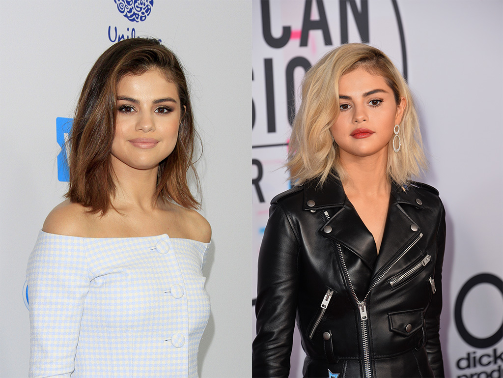 Selena Gomez hair transformation